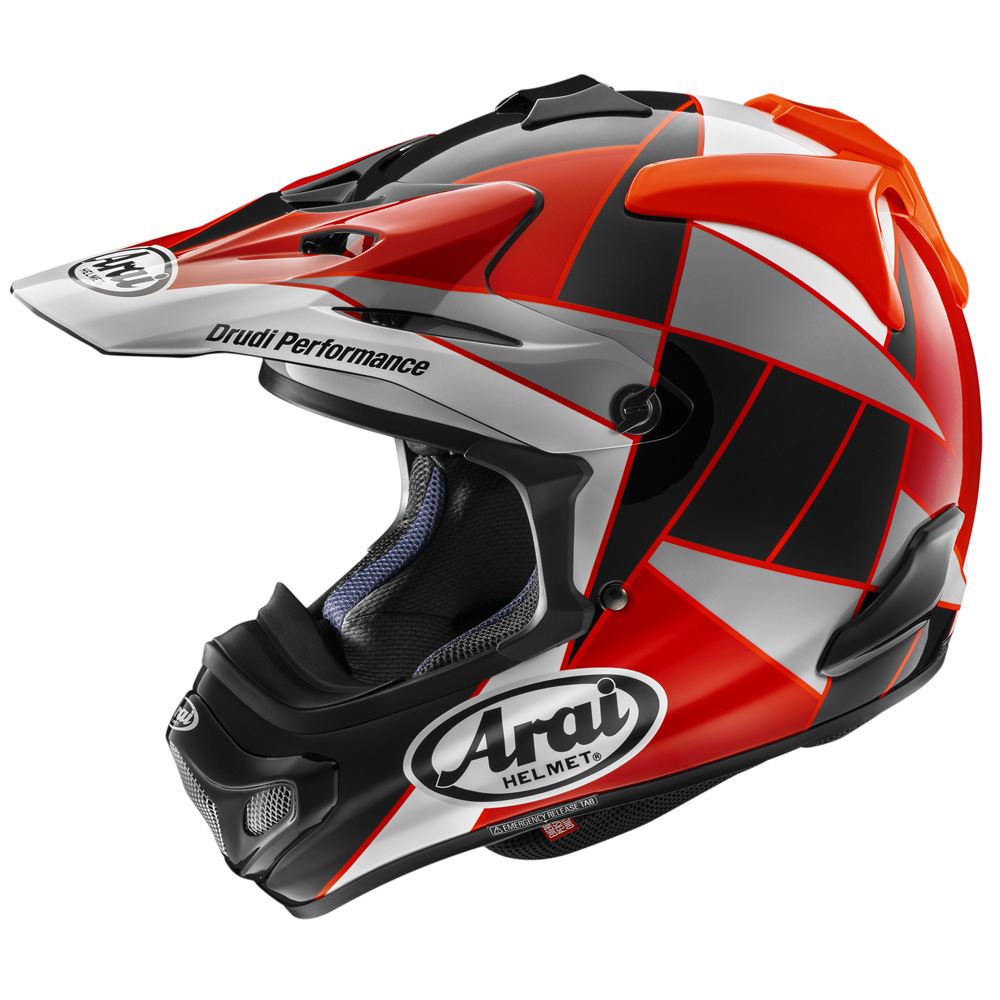 Arai MX-V Evo Peak New 2026 Motocross Helmet Red ECE 22-06